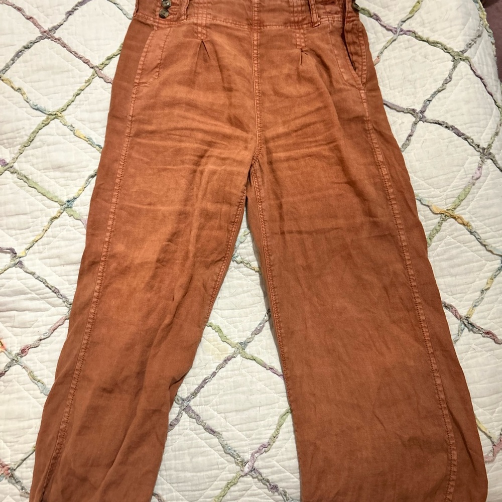 Women’s AE linen pants-terra cotta